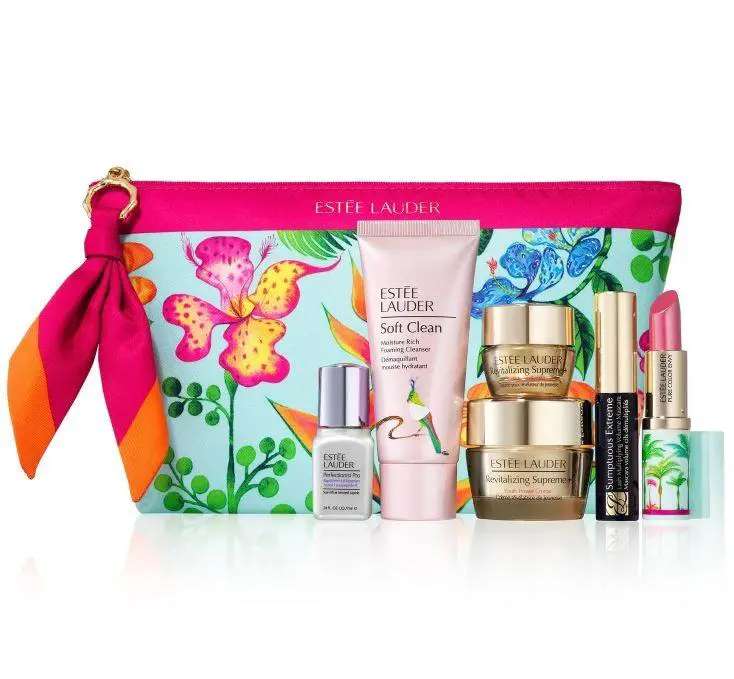 کیف لوازم آرایشی طرح گل ربان دار استی لادر